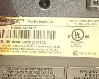 Bose Wave Radio/CD Model AWRC1P