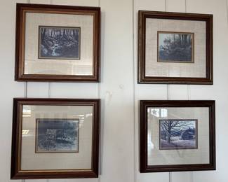 Jim Gray Signed Prints, Set of Four