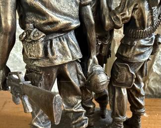 Franklin Mint Frederick Hart Three Soldiers Statue