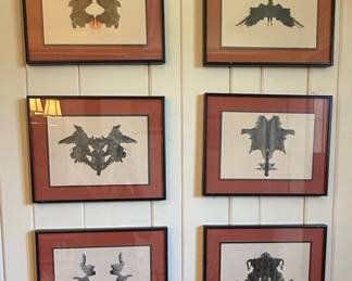 Rorschach Test Inkblot Prints