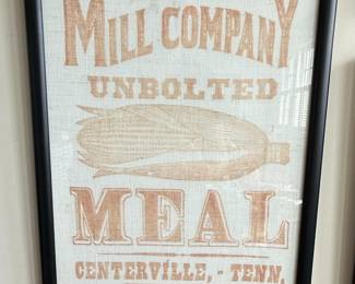 Jones Mill Company Corn Meal Sack Reproduction