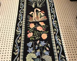 Claire Murray Hand-Hooked Floral Runner