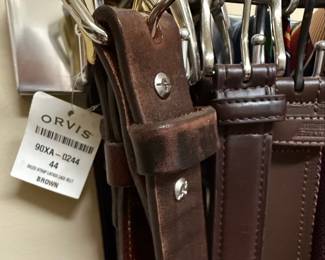 Assorted Belts and Novelty Neckties