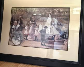 Sunday Morning in Sleepy Hollow by Jennie Brownscombe Print