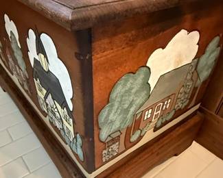 Folk Art Style Toy Box