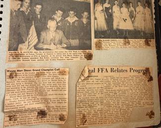 Vintage Future Farmers of America Official Scrapbook