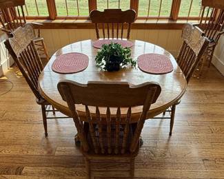 Oak Claw Foot Dining Set Style