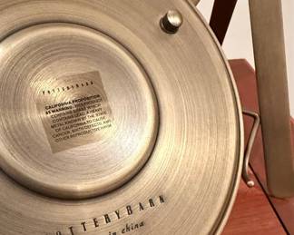 Pottery Barn Brass Table Clock
