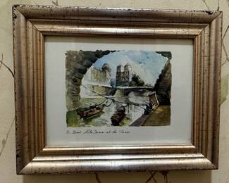 Belauze Style Paris Watercolor Prints
