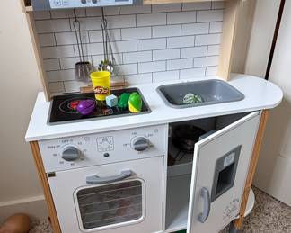 KidKraft Uptown White Wooden Play Kitchen