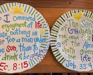 Cathy's Concepts Scripture Plate Set