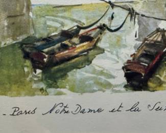 Belauze Style Paris Watercolor Prints