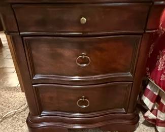Traditional Style Three-Drawer Nightstand by Kincaid Furniture