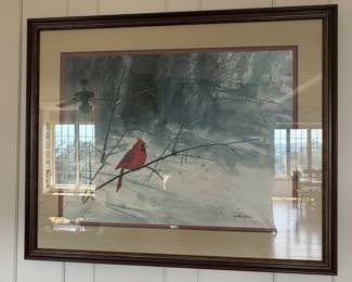 Jim Gray Signed Cardinal Print