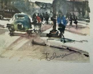 Belauze Style Paris Watercolor Prints