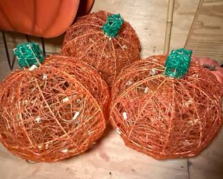 Assorted Autumn Pumpkin Decor Collection