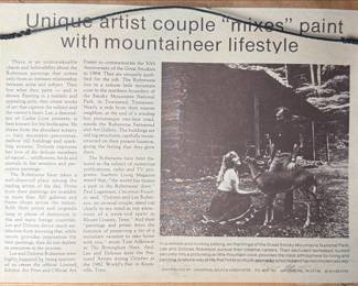 Lee and Dolores Roberson Great Smoky Mountains Landscape Print