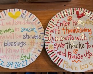 Cathy's Concepts Scripture Plate Set