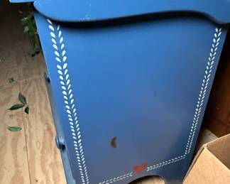 Folk Art Style Blanket Chest with Drawer