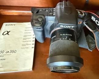 Sony Alpha A350 DSLR Camera