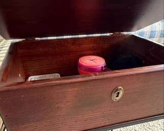 Sewing Box Style Side Table