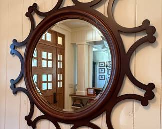Sunburst Style Wall Mirror