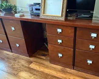 Library Card Catalog Style Desk