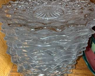 Fostoria Glass Diamond Point Pattern Tableware