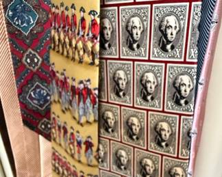 Assorted Belts and Novelty Neckties
