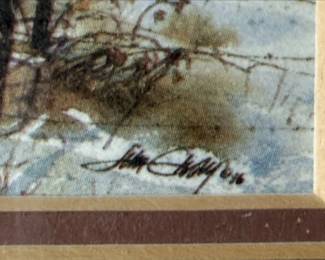 Jim Gray Signed Barn Print 2016