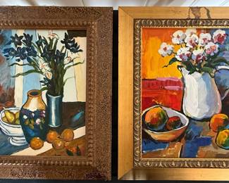 T. Biagio Still Life Oil Paintings