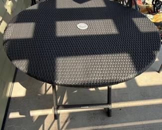 Frontgate Wicker Bistro Table