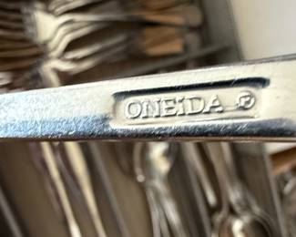 Mixed Stainless Flatware Set with Organizer