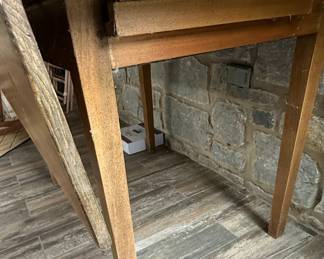 Farmhouse Style Drop Leaf Pine Table