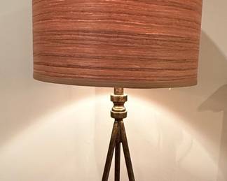 Mid-Century Style Tripod Table and Floor Lamps