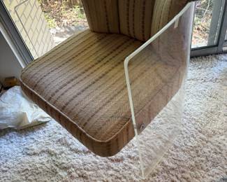 Acrylic arm chair