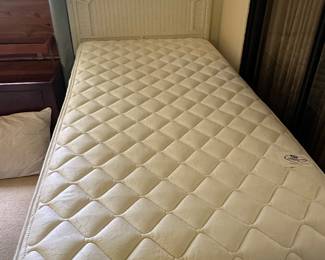 Twin Bed - Wicker Headboard