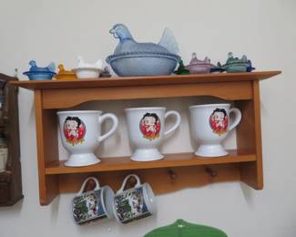 Vintage Glass Hens