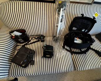 Sleeper Sofa / Cameras / Binoculars