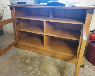 tv stand open