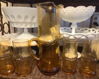 Blenko Amber Glass