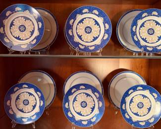 Aida Bleu China Set - Christofle