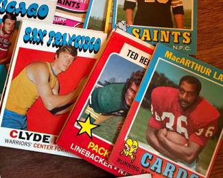 1960's & 1970's, Baseball/Basketball/Football Trading Cards