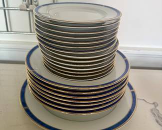 Aida Bleu China Set - Christofle