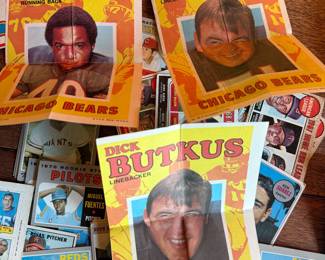 1960's & 1970's, Baseball/Basketball/Football Trading Cards