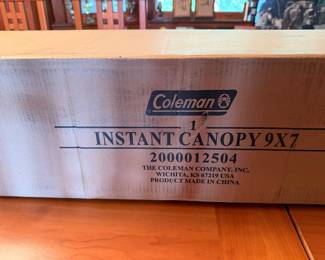 Coleman Canopy Still in Box