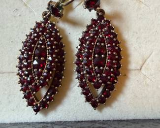 Bohemian Garnett earrings
