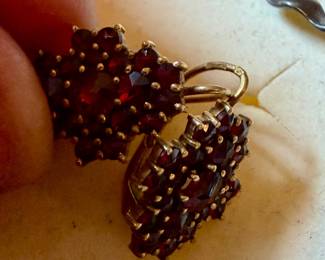 Bohemian Garnett earrings