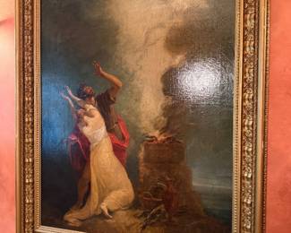 Large Reproduction of Saul & the Witch of Endor
