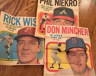1960's & 1970's, Baseball/Basketball/Football Trading Cards